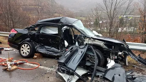 Archivo - Accidente en la A-139