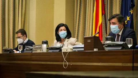 Archivo - La secretaria de Estado de Defensa, Esperanza Casteleiro, en una comparecencia en el Congreso