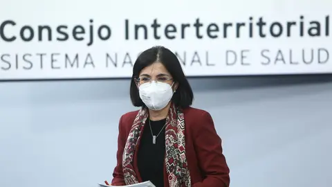 La ministra de Sanidad, Carolina Darias