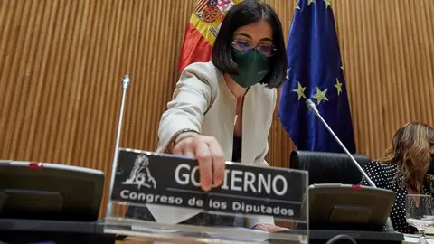 La ministra de Sanidad, Carolina Darias, comparece en la Comisi&oacute;n de Sanidad y Consumo en la Sala Ernest Lluch del Congreso de los Diputados, en Madrid, (Espa&ntilde;a), a 11 de marzo de 2021. En la sesi&oacute;n, Darias explicar&aacute; las l&iacute;neas generales que tiene previst