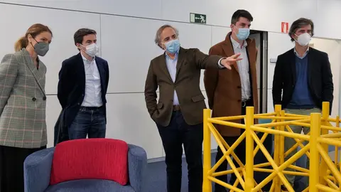 Visita de los socialistas de Santander al IH