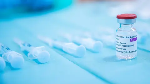 Una dosis de la vacuna de AstraZeneca contra el coronavirus