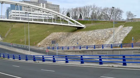 Finalizados los trabajos de estabilizaci&oacute;n en el distribuidor de la Marga