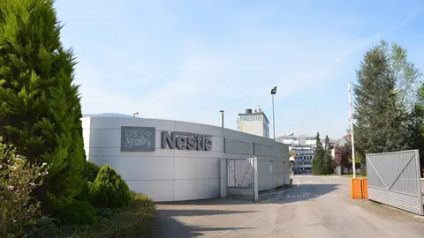 F&aacute;brica de Nestl&eacute; en La Penilla de Cay&oacute;n (Cantabria).