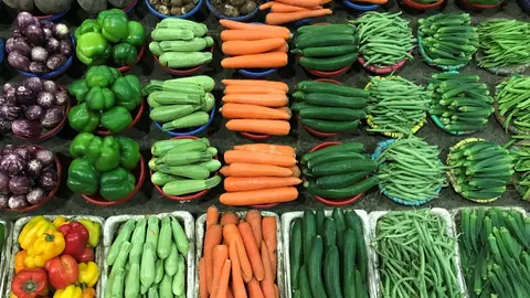 Archivo - Verduras y hortalizas de huerta de proximidad