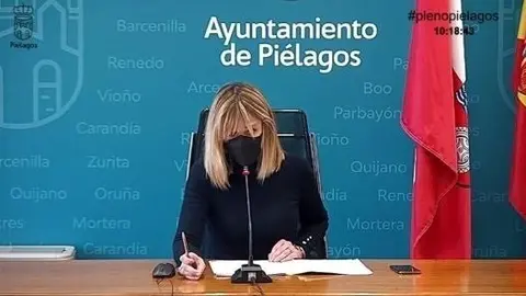 La alcaldesa de Pi&eacute;lagos, Ver&oacute;nica Samperio (PSOE)