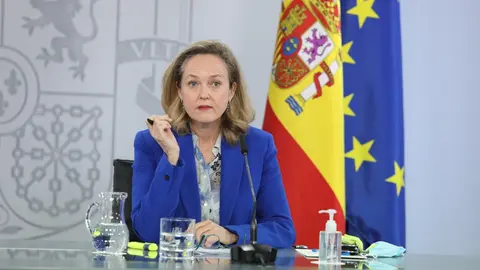 La vicepresidenta tercera y ministra de Asuntos Econ&oacute;micos y Transformaci&oacute;n Digital, Nadia Calvi&ntilde;o.