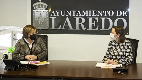 12:30 Horas. Ayuntamiento De Laredola Consejera De Econom&iacute;a Y Hacienda, Mar&iacute;a S&aacute;nchez, Realiza Una Visita Institucional A Dicho Municipio.18 De Marzo De 2021Fotograf&iacute;a: Silvia Bouzo