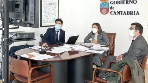 La consejera de Presidencia, Interior, Justicia y Acci&oacute;n Exterior, Paula Fern&aacute;ndez, en la reuni&oacute;n de la Conferencia Sectorial de la Administraci&oacute;n de Justicia.