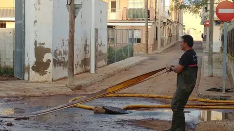 Archivo - Intervenciones de bomberos Cartagena con motivo de las lluvias torrenciales