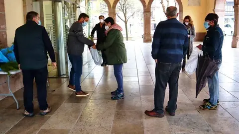 Reparto de &aacute;rboles en Comillas