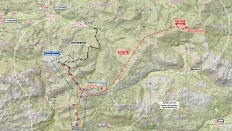 Mapa de ubicaci&oacute;n de proyecto e&oacute;lico Garma Blanca