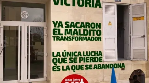 Archivo - Retirada del transformador de Lasaga Larreta