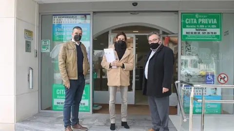 Miguel &Aacute;ngel Ruiz Lav&iacute;n, Marta Barca y Manuel Bah&iacute;llo