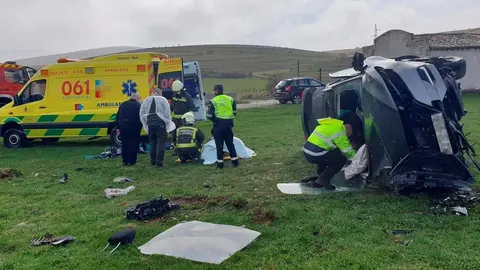 Accidente en Mataporquera, con dos heridos