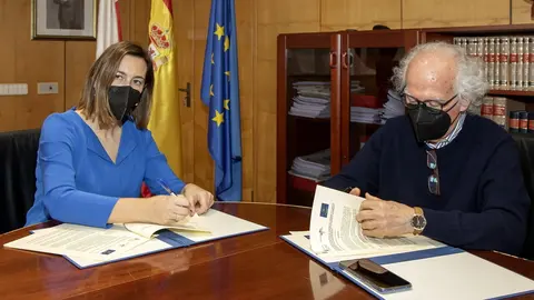 22 De Marzo De 2021 Np Y Foto Econom&iacute;a Firma Convenio Casa De Europa