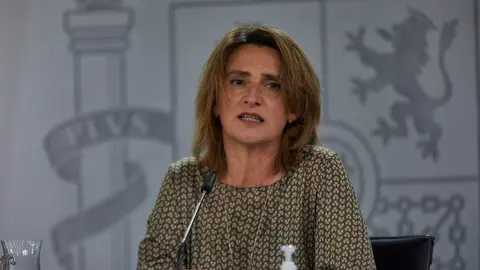 La vicepresidenta cuarta y ministra para la Transici&oacute;n Ecol&oacute;gica y el Reto Demogr&aacute;fico, Teresa Ribera