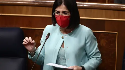 La ministra de Sanidad, Carolina Darias