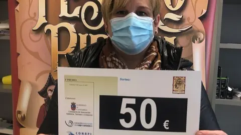 Beatriz Monasterio gana el tercer premio del sorteo de la campa&ntilde;a Tesoro Pirata