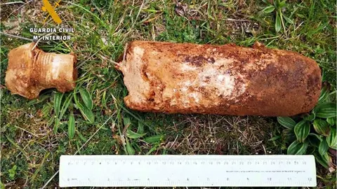 Rdo. Nota De Prensa Guardia Civil (Destrucci&oacute;n De Una Bomba De Aviaci&oacute;n En Alto Del Bardal