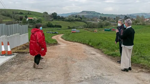 Mejora de caminos rurales en Polanco