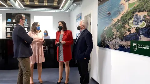 Gema Igual en la renovada Casa de los Guardeses