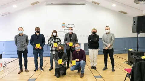 Archivo - Preentaci&oacute;n en enero pasado de los trabajos seleccionados en el cat&aacute;logo "Cantabria en corto 2021".
