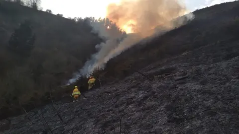 Archivo - Incendio extinguido.- Archivo