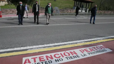 Inauguraci&oacute;n del paseo peatonal que une Puente El Arrudo con el embalse de Palombera