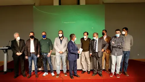 El presidente de Cantabria, Miguel &Aacute;ngel Revilla, clausura las jornadas 'El Despertar de Cantabria: de la tardo- antig&uuml;edad a la alta Edad Media. Siglos VI al XI. Cantabria en los tiempos de Beato de Li&eacute;bana'