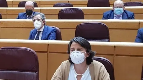 La senadora c&aacute;ntabra del Partido Popular, Amaya Land&iacute;n