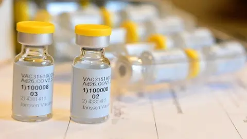 Archivo - Vacuna de Janssen contra la COVID-19 de una sola dosis