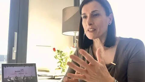 La alcaldesa de Santander, Gema Igula, en el foro 'Wake up Spain!'