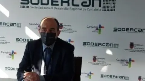 El consejero delegado de Sodercan, Rafael P&eacute;rez Tezanos, durante la jornada