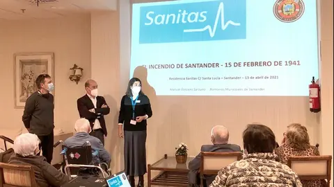 Charlas sobre el incendio de Santander de 1941 en las residencias de mayores
