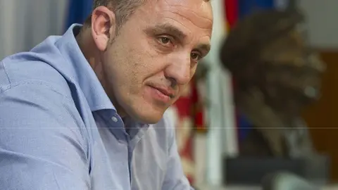 El secretario general de UGT Cantabria, Mariano Carmona