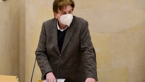 El diputado del PP, Pedro G&oacute;mez, en el Parlamento