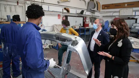 La consejera de Empleo y Pol&iacute;ticas Sociales, Ana Bel&eacute;n &Aacute;lvarez, visita la asociaci&oacute;n Brumas