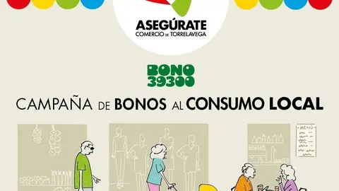 Cartel de la campa&ntilde;a de bonos de Torrelavega