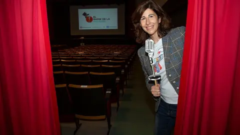 M&oacute;nica B&oacute;beda, creadora y directora del 'Show de la Palabra' en el teatro Vimenor de Vio&ntilde;o