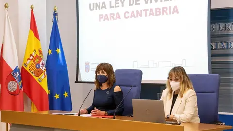 La Consejera De Empleo Y Pol&iacute;ticas Sociales, Ana Bel&eacute;n &Aacute;lvarez, Presenta El Anteproyecto De La Ley De Vivienda De Cantabria.