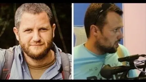 David Beriain (izquierda) y Roberto Fraile