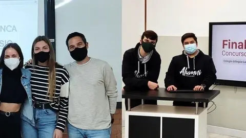 Dos equipos finalistas del Young Business Talents