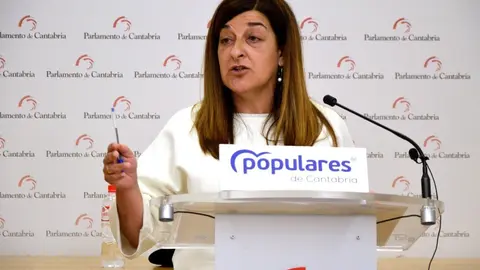 La presidenta del PP de Cantabria, Mar&iacute;a Jos&eacute; S&aacute;enz de Buruaga