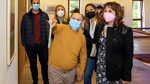 La Consejera De Empleo Y Pol&iacute;ticas Sociales, Ana Bel&eacute;n &Aacute;lvarez, Inaugura La Exposici&oacute;n &ldquo;Impronta&rdquo; Del Atelier De Sierrallana.