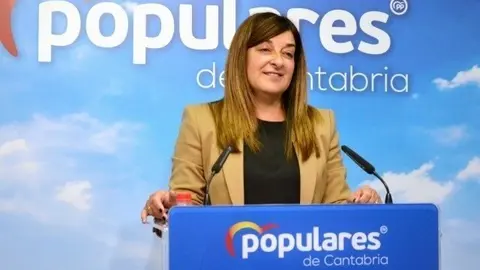 La presidenta del Partido Popular de Cantabria, Mar&iacute;a Jos&eacute; S&aacute;enz de Buruaga.