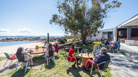 Terraza de un establecimiento hostelero  