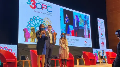 Gema Igual interviene en el encuentro de OPC