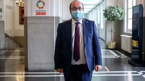 El ministro de Pol&iacute;tica Territorial y Funci&oacute;n P&uacute;blica, Miquel Iceta.