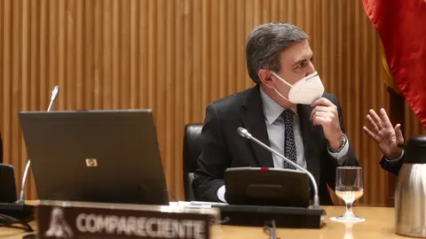 Archivo - El secretario de Estado de Transportes, Movilidad y Agenda Urbana, Pedro Saura durante la Comisi&oacute;n de Transportes, Movilidad y Agenda Urbana en la Sala Ernest Lluch del Congreso de los Diputados, en Madrid (Espa&ntilde;a), a 15 de diciembre de 2020.
